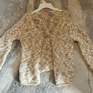 Woven cardigan/sweater